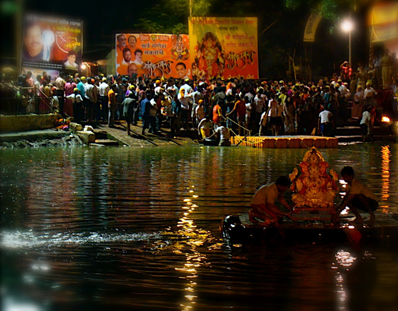 Ganesh Visarjan Utsav in Mumbai Tarun Chandel