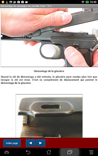 Pistolet Steyr 1912 expliqué