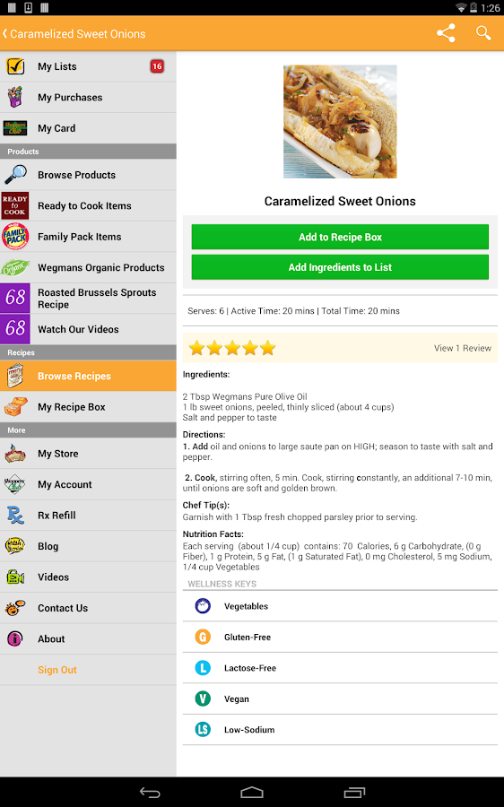 Wegmans Android Apps on Google Play
