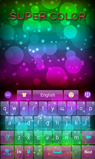 super color go keyboard Theme