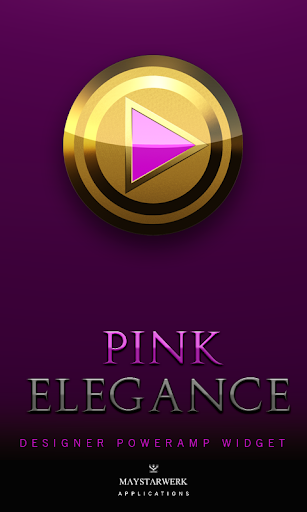 Poweramp Widget Pink Elegance