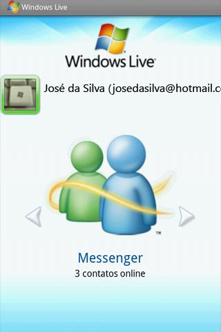 Windows Live Messenger VIVO Screen 2