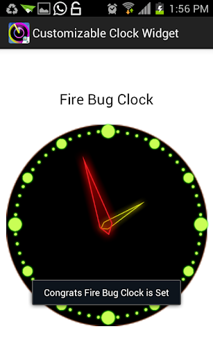 Free Custom Clock Widget