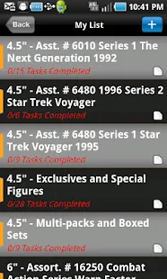 STAR TREK TOYS CHECKLIST