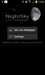 Night Sky Live Wallpaper - screenshot thumbnail