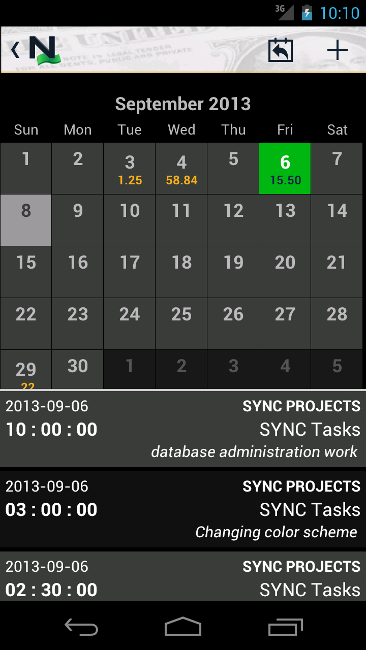 Nead Money Pro for FreshBooks Screen 3