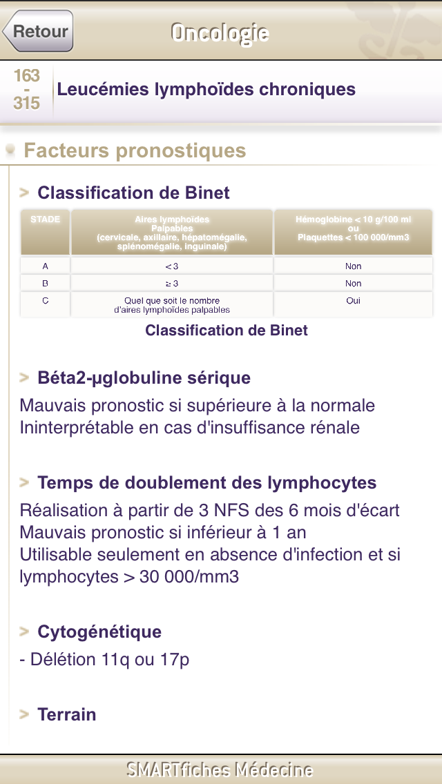 SMARTfiches Oncologie Screen 3