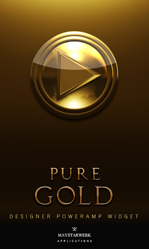 Poweramp Widget Pure Gold