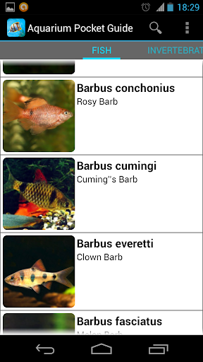 Aquarium Pocket Guide