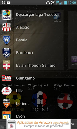 Widget Ligue 1 2015 16