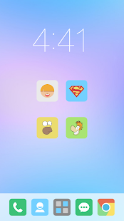  Migliori Temi e Icon Pack per Android: Flatastico Icon Pack  (Nova Apex Go Theme)