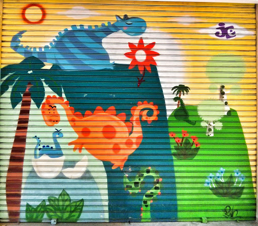 Dinosaurios Street Art