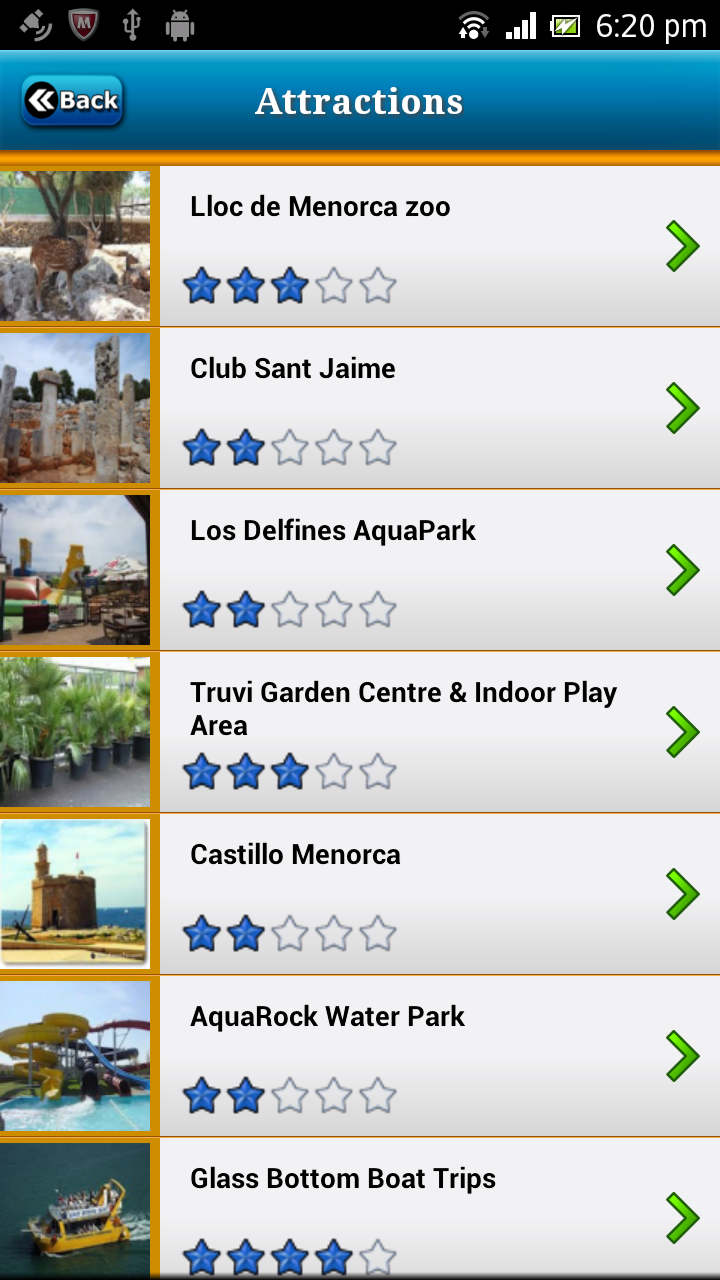 Menorca Offline Travel Guide Screen 3