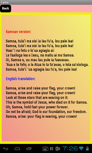 【免費娛樂App】Samoa's Anthem-APP點子