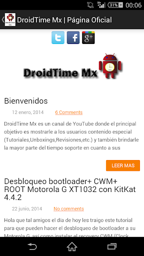 DroidTime Mx