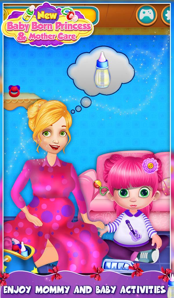 Android application New Baby Born Princess screenshort