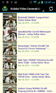 Lastest Ceramah Ustaz Azhar Idrus 2014 APK for Android