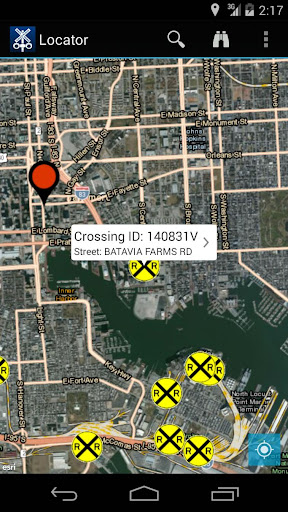 Rail Crossing Locator