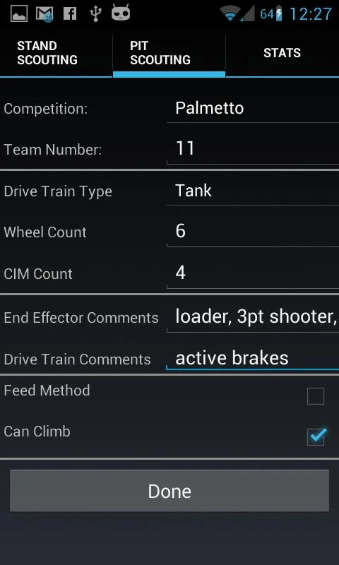    Simple Scouting System (S3)- screenshot  