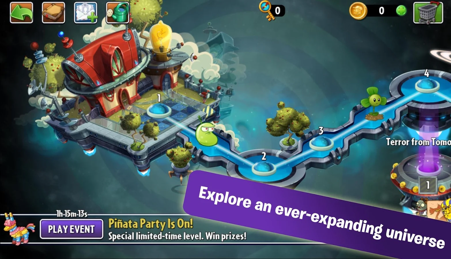   ‪Plants vs. Zombies 2‬‏- لقطة شاشة 
