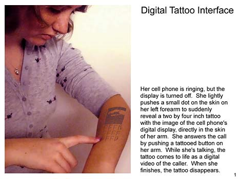i tattoo electronic tattoo pen. reading: Electronic tattoo