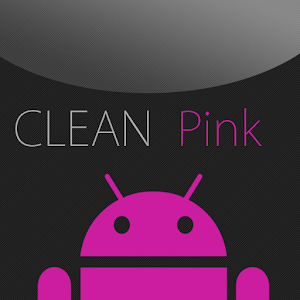 GO SMS Clean Pink Theme