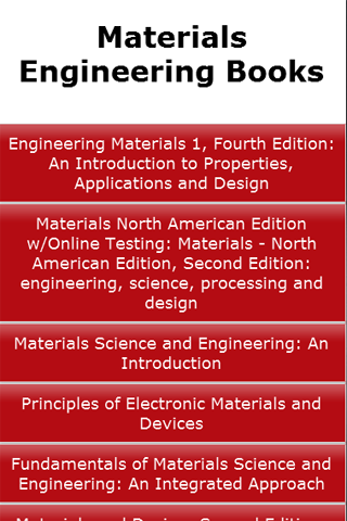 Materials Engineering Book