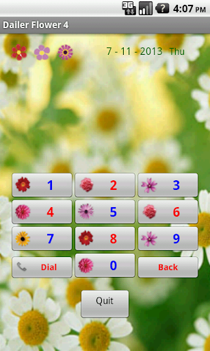 Dialer Flower 4