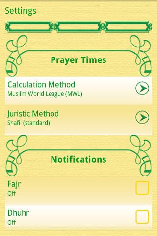 Azan, Kiblat-MuslimDaily(lite)