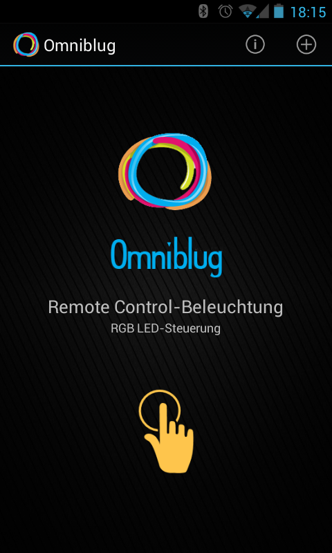 Android application Omniblug Bluetooth screenshort