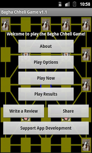 Bagha Chheli Tiger Goat Game