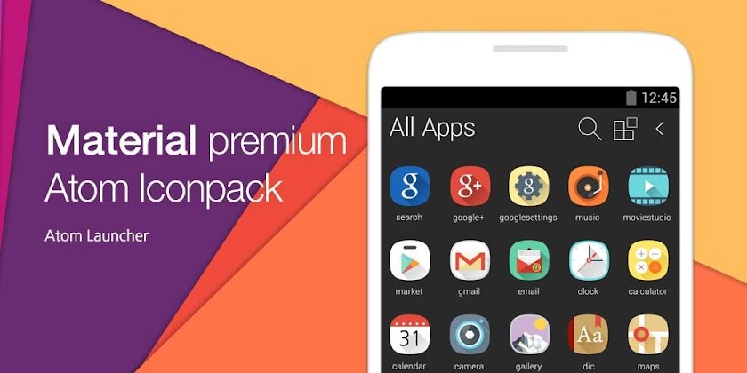 Material Atom Iconpack Screen 1