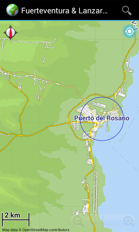 Map: Fuerteventura &amp; Lanzarote Screen 2