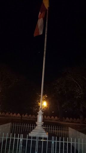 Flag Post At Temple Of Tooth Relic 