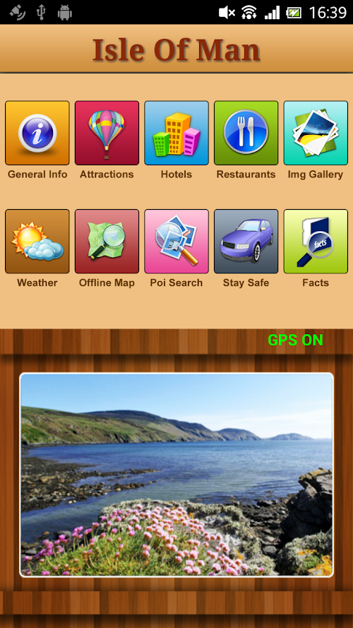 Android application Isle Of Man Offline Guide screenshort