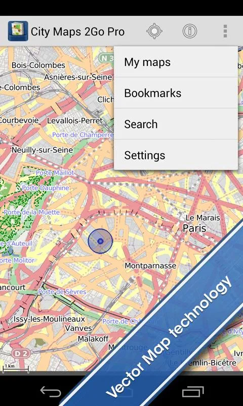 City Maps 2Go Pro Offline Maps - screenshot