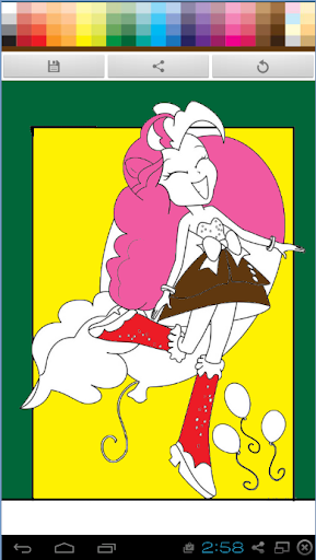 Coloring Equestria Girl