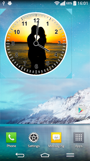 Hot Kiss Clock Widget