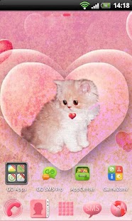 Lastest Kitty Theme for GO Launcher APK for Android