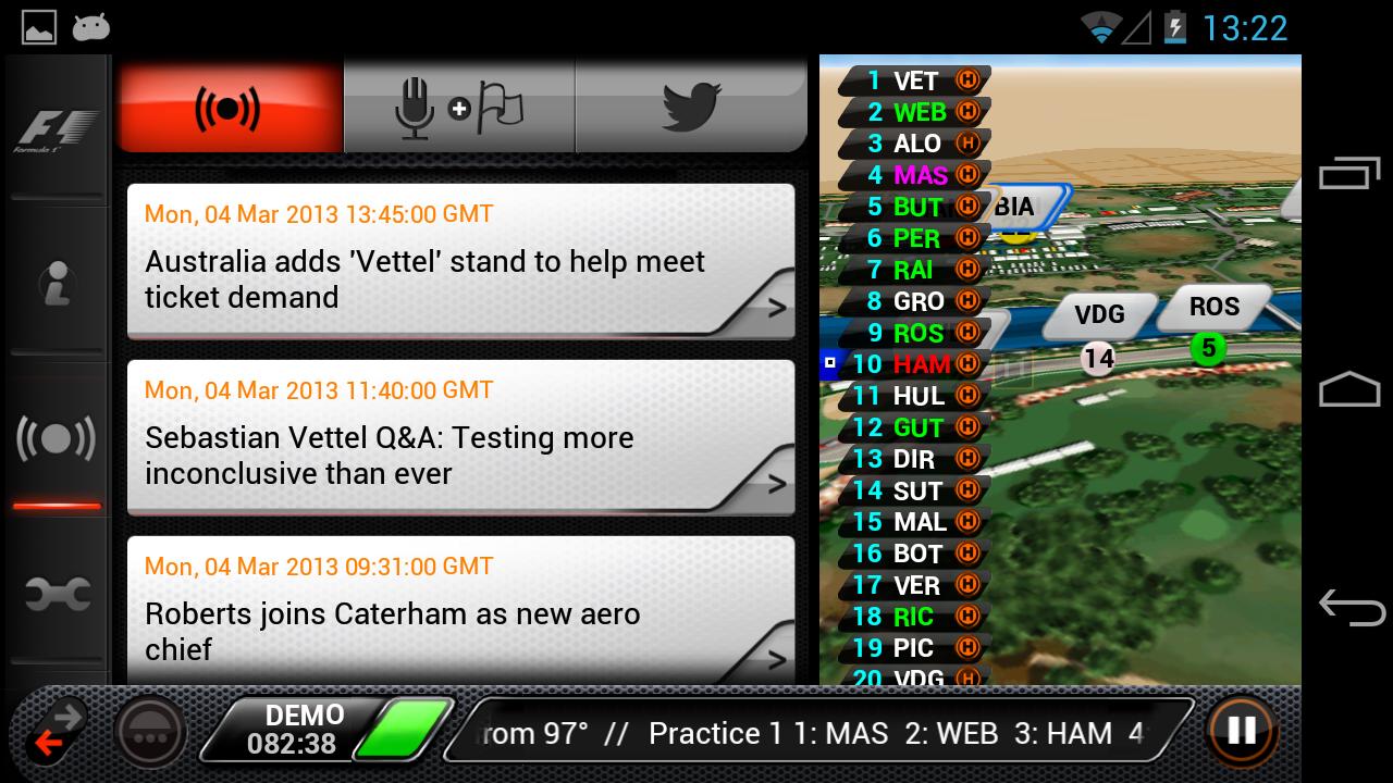 F1™ 2013 Timing App - Premium - screenshot