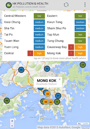 AQHI HK - Pollution Health