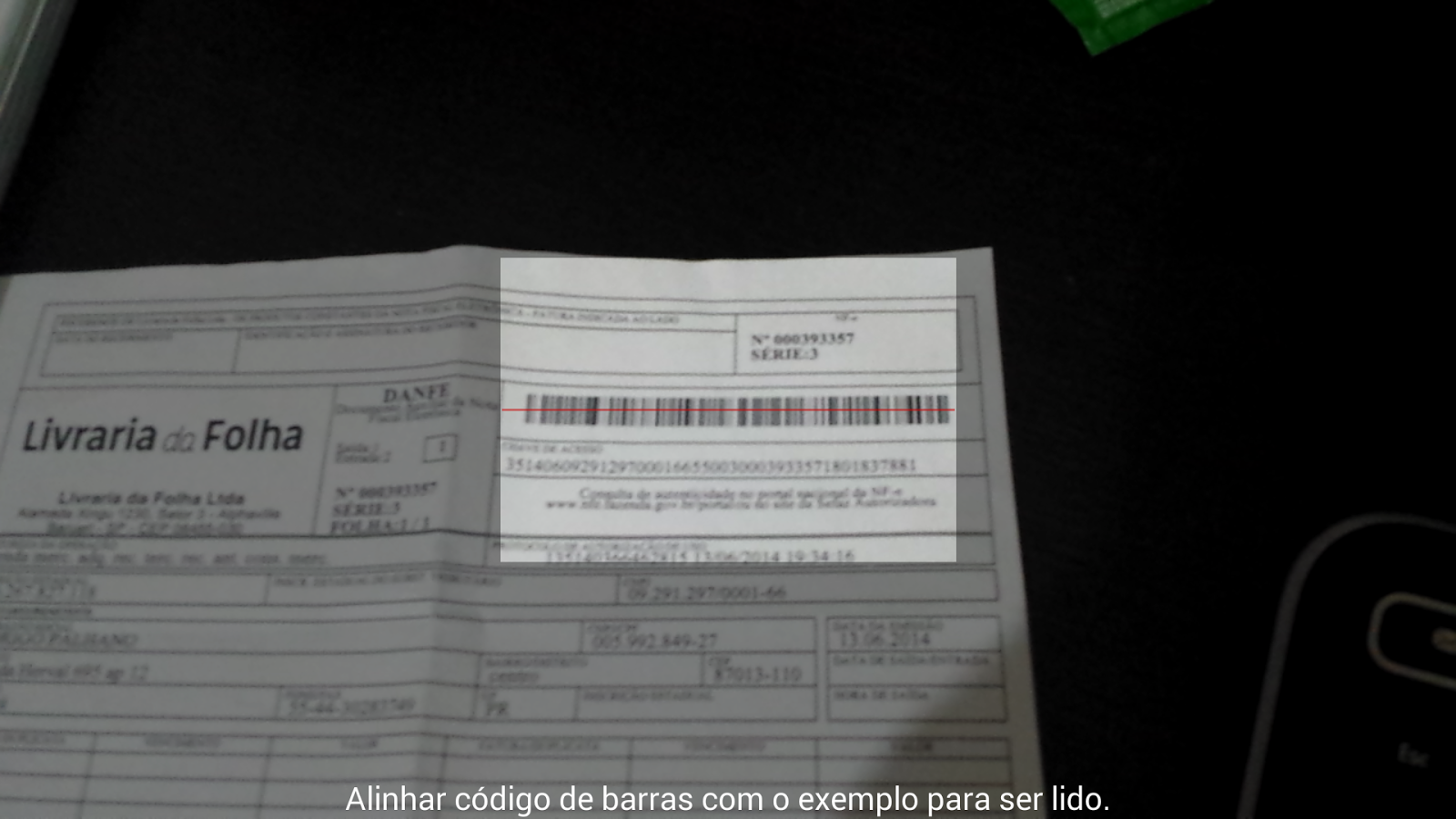 Nota Segura - screenshot