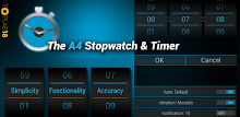The A4 Stopwatch & Timer APK