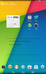 Kitkat 4.4 Atom theme