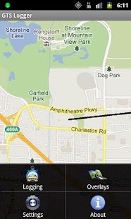 Android application GTS Logger screenshot