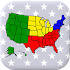 50 US States Map, Capitals & Flags - American Quiz2.1
