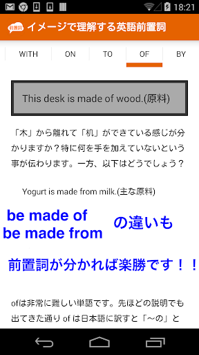 【免費教育App】イメージで理解する英語前置詞〜英熟語・英文法・TOEIC受験-APP點子