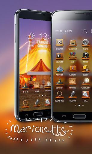 Marionette GO Launcher Theme