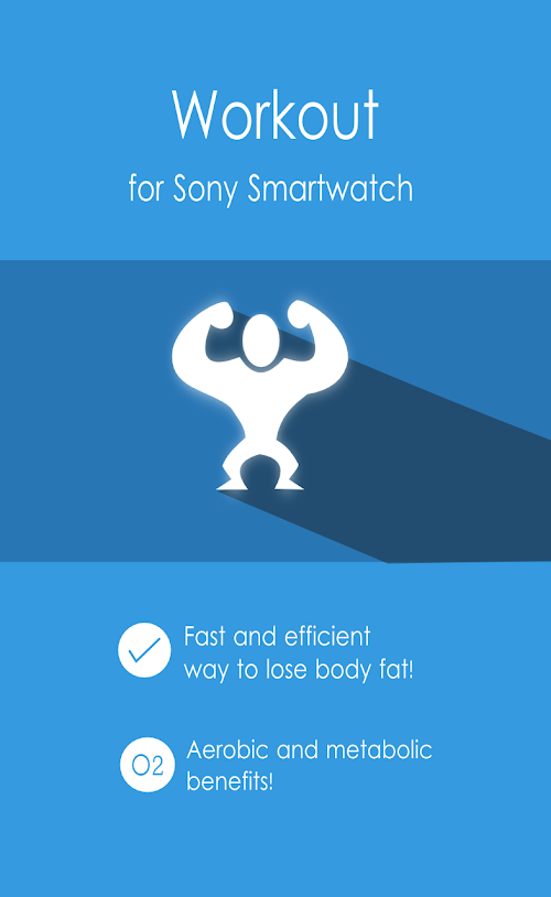 Android application Workout for SmartWatch screenshort