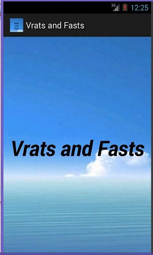Vrats and Fasts